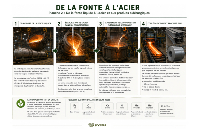 De la fonte à l'acier